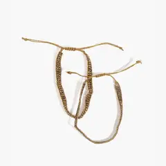 LOUNGE - Set Pulseras Mujer Mostacillas Tejidas