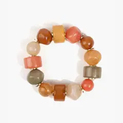 LOUNGE - Pulsera Mujer Piedras Irregulares