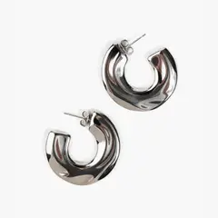 LOUNGE - Aros Mujer Argollas Gruesas Lisas