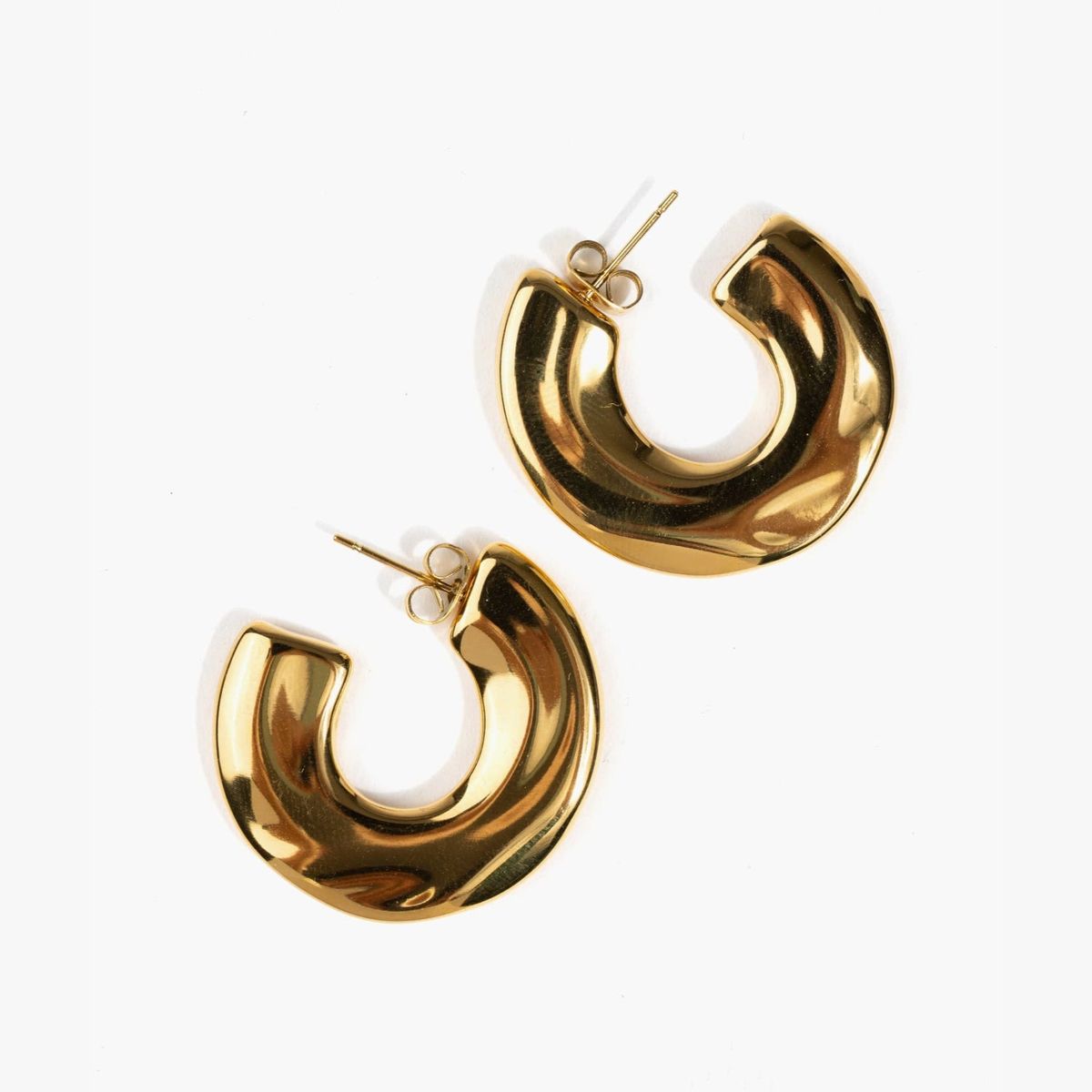 LOUNGE - Aros Mujer Argollas Gruesas Lisas