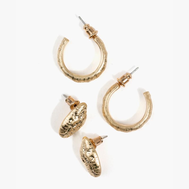 LOUNGE - Set Aros Mujer Machacados