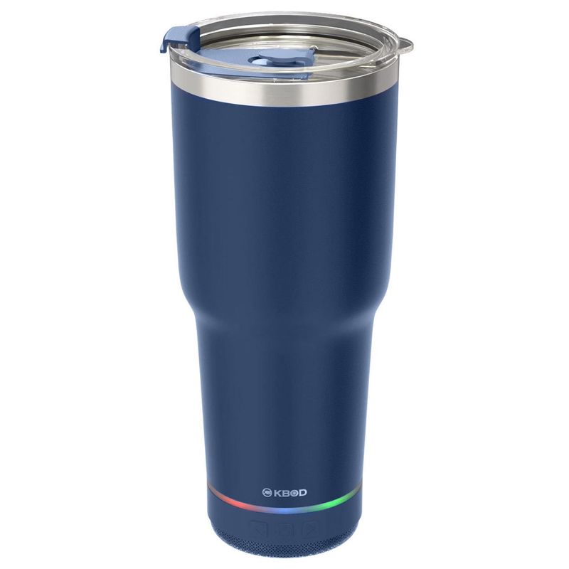 KBOD - Vaso Térmico Kbod Rad-20431 De 900ml Con Parlante Bluetooth Azul