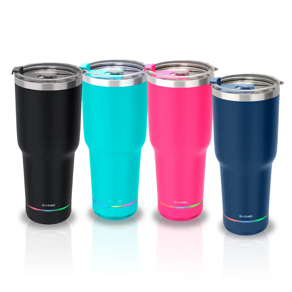 KBOD - Vaso Térmico Kbod Rad-20431 De 900ml Con Parlante Bluetooth Azul
