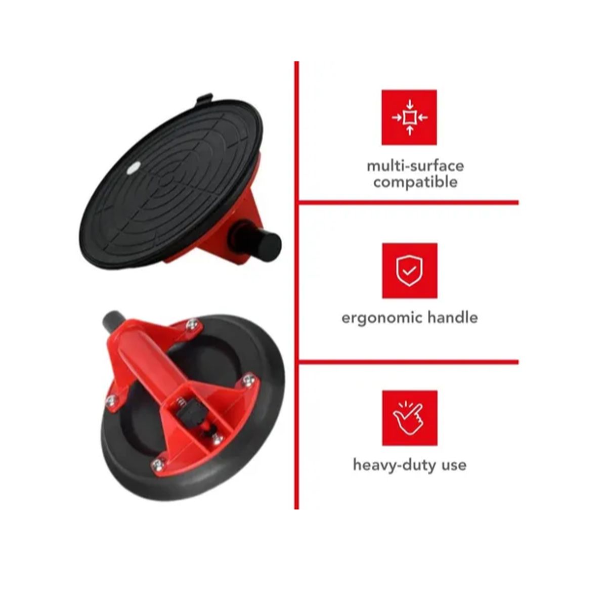 GENERICO - Ventosa De Vacío Para Vidrio Ceramica Mármol A-001