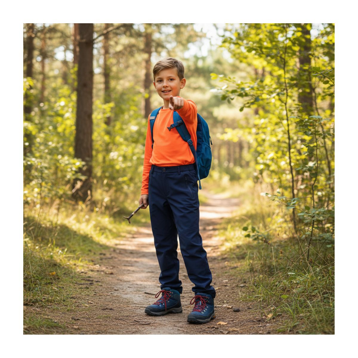 EKOL TACTICA MILITAR - Pantalón Softshell Para Niños Con Micropolar Senderismo