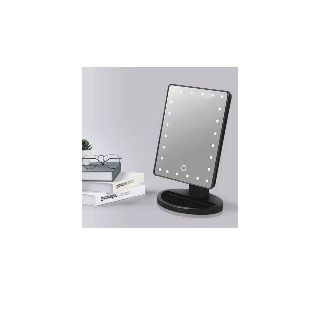 TECNOLAB - Espejo De Maquillaje Zoom 5x Con 16 Led - Ps