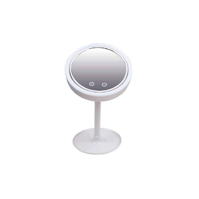 PUNTO STORE - Espejo 5x Para Maquillaje Con Luz Led Y Ventilador - Ps