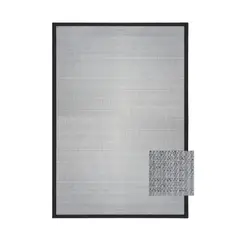 VADELL - Alfombra Zuma 2,5 x 3,5 mts borde negro