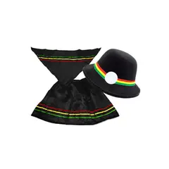GENERICO - Traje Nortino Niña Baile Fiestas Patrias Negro Talla L