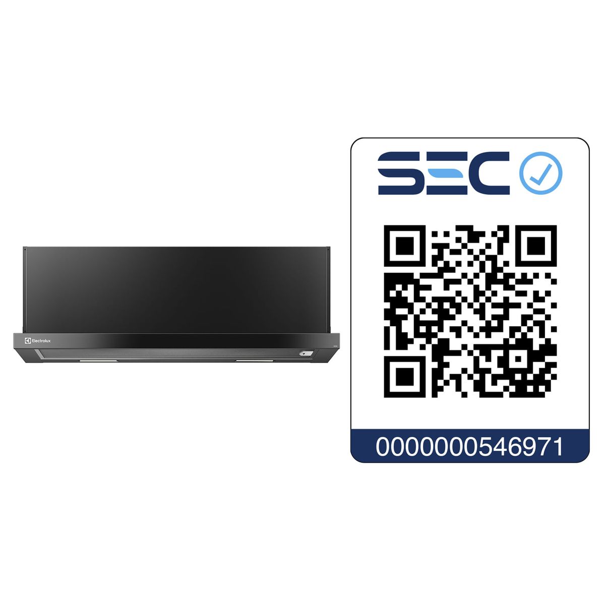 ELECTROLUX - Campana Cocina Extractora Retráctil 90cm Luz LED DE9RI Negra