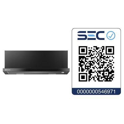 Imagen 2 del producto Campana Cocina Extractora Retráctil 90cm Luz LED DE9RI Negra