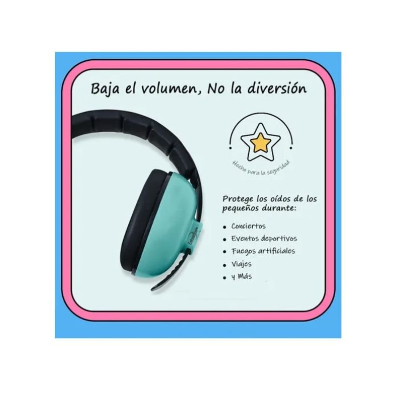 OFERTABKN - Orejeras Antiruido Audifonos Protectores Bebes Y Niños