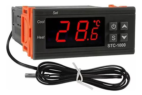GENERICO Termostato Digital Stc-1000 Control Temperatura 2 Salidas