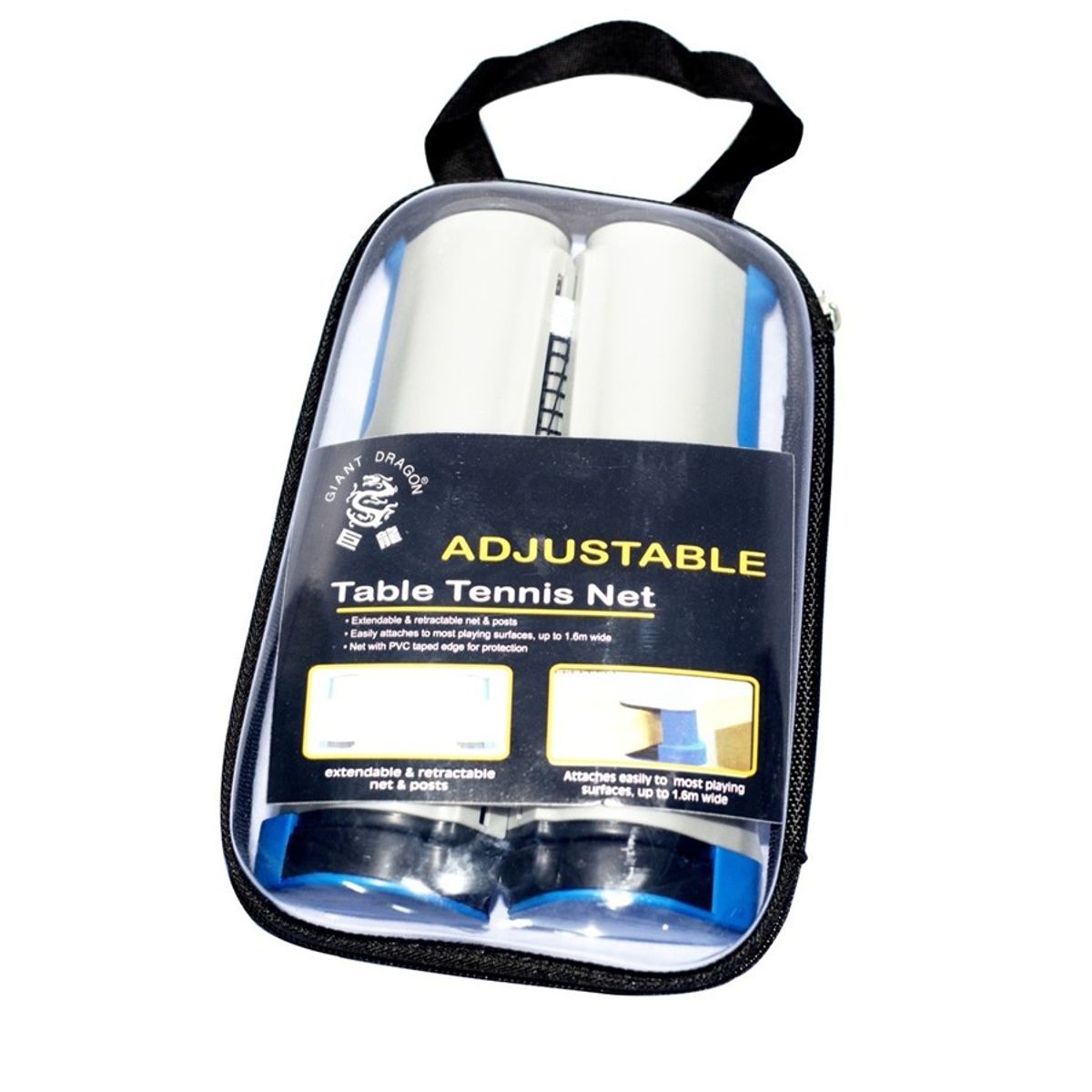 GIANT DRAGON - Red Ajustable para Mesa de Ping Pong