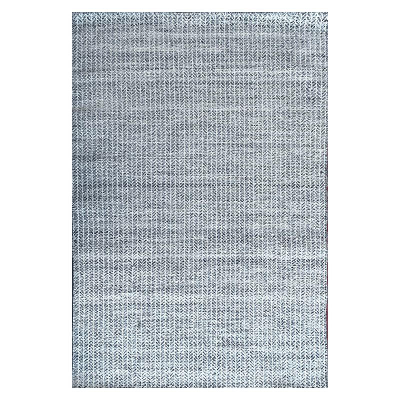 BAZHARS - Bajada de Cama 80x120 cm 100% PET Reciclado Arlo Icy Charcoal Bazhars