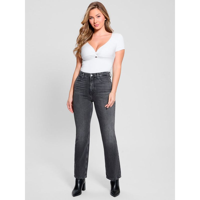 GUESS - Jeans 80S Straight Gris Guess