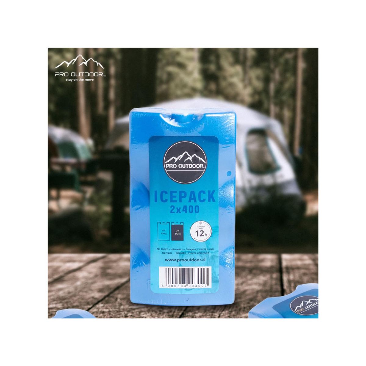 PRO OUTDOOR - Icepack Duro 2x400 Gramos Pro Outdoor