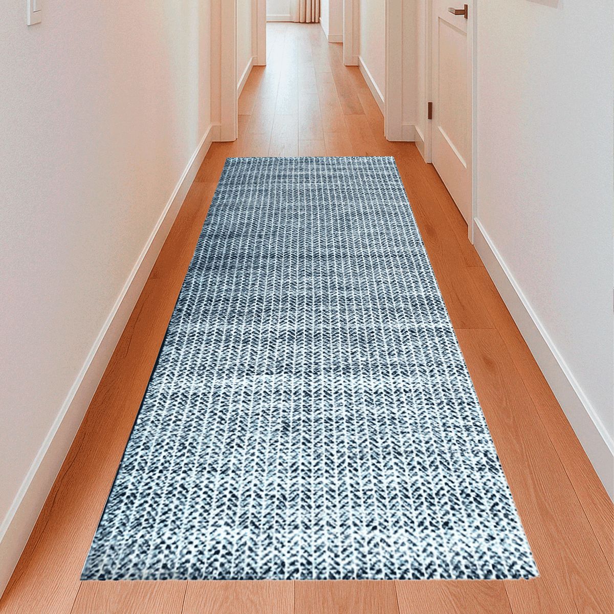 BAZHARS - ALFOMBRA PASILLO BAZHARS 070X240 CM 100% PET RECICLADO AM ARLO ICY