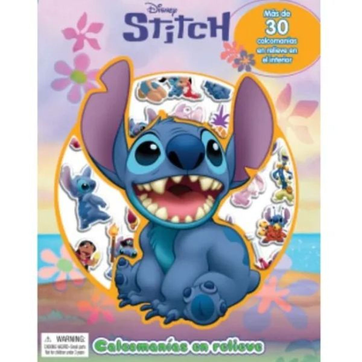 PLANETA JUNIOR - Disney Stitch Calcomanias En Relieve - Planeta Junior
