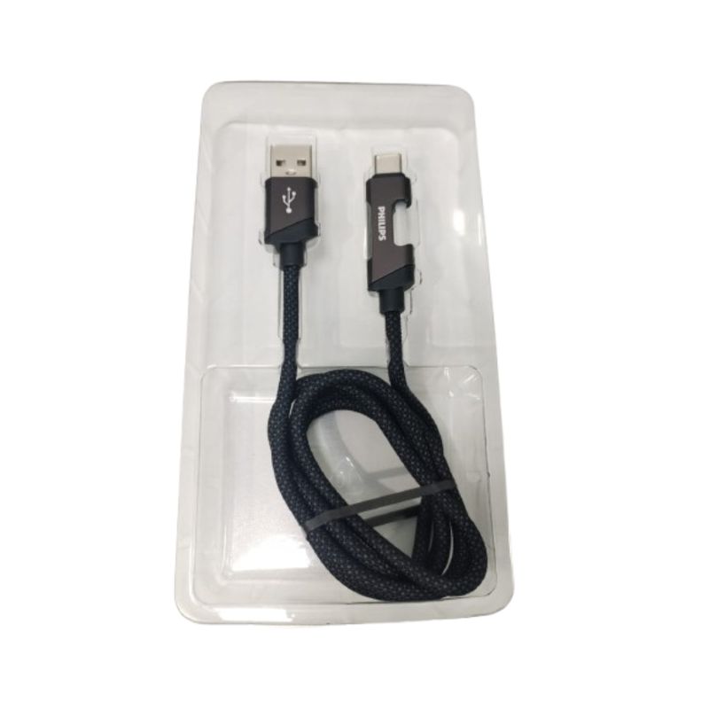 PHILIPS - CABLE DE DATOS Y CARGA PHILIPS DLC5021AW 10M NEGRO