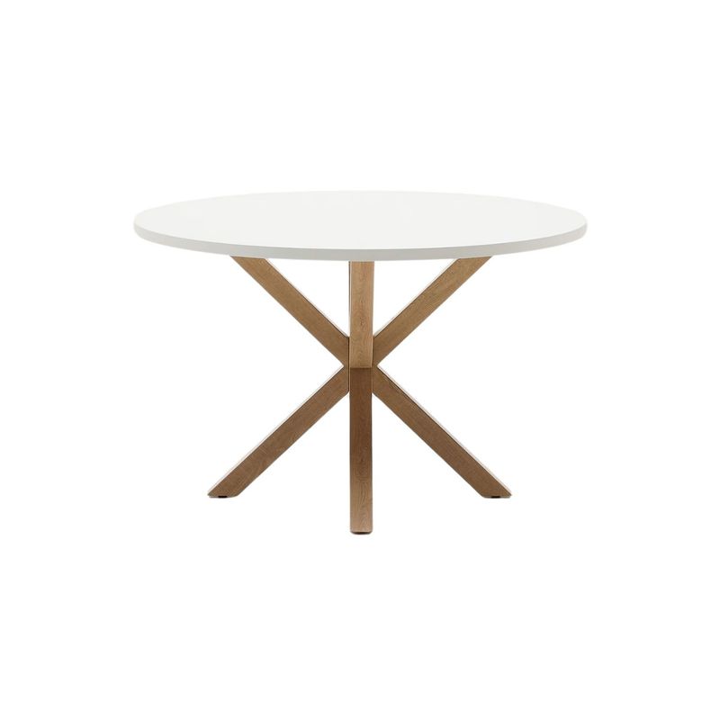 HABITA2 CHILE - Mesa de comedor en MDF redonda Nordic Blanco- 100 cm