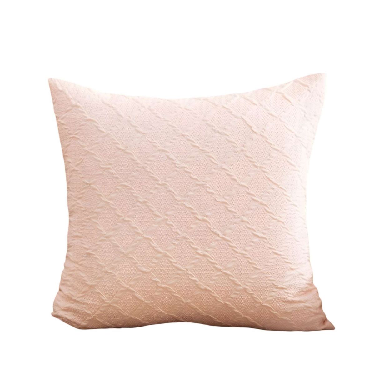 GENERICO - SET DE 2 FUNDAS DE TERCIOPELO TRENZADO ROSA