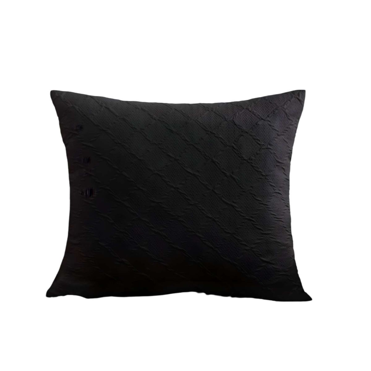 GENERICO - SET DE 4 FUNDAS DE TERCIOPELO TRENZADO NEGRO