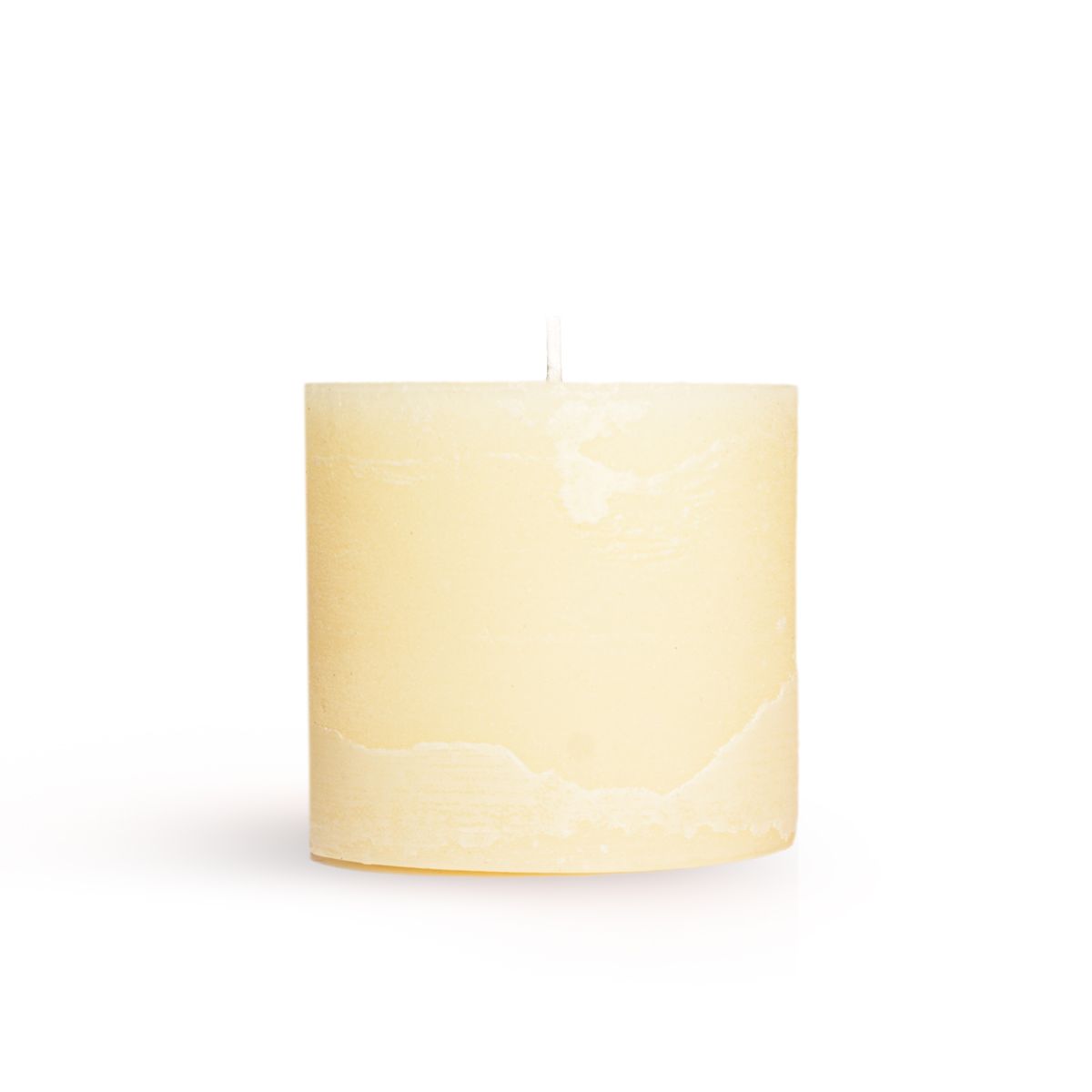 GENERICO - Velas Blancas Artesanales - Hechas a Mano  10x10cm