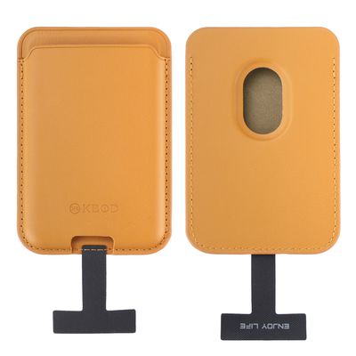 Imagen 2 del producto Tarjetero Magnético Magsafe Wallet De Cuero Para iPhone Con Sujetador