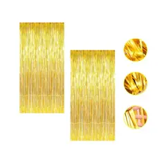 PASTELERIUSCL - Guinalda Cortina Metalica para Cumpleaños Decoracion