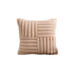 GENERICO - PACK DE 2 FUNDAS PELUDA EMPALMADA BEIGE