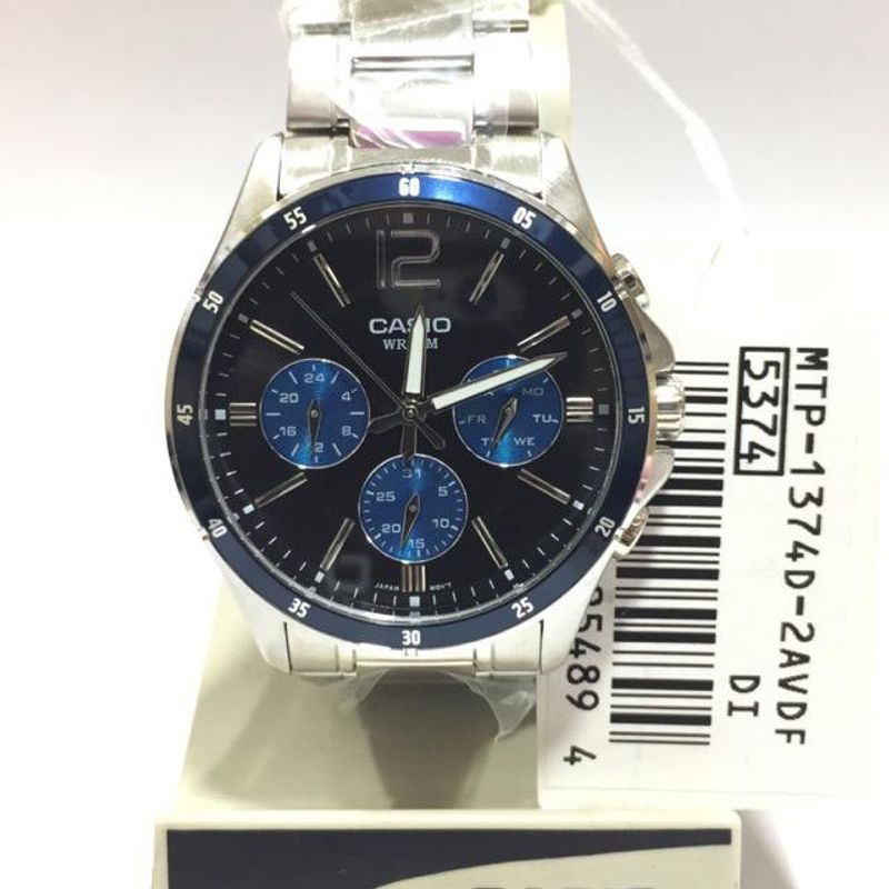 CASIO - RELOJ CASIO MTP1374D-2AV HOMBRE ANALOGO METAL
