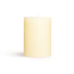 GENERICO - Velas Blancas Artesanales - Hechas a Mano 10x15cm