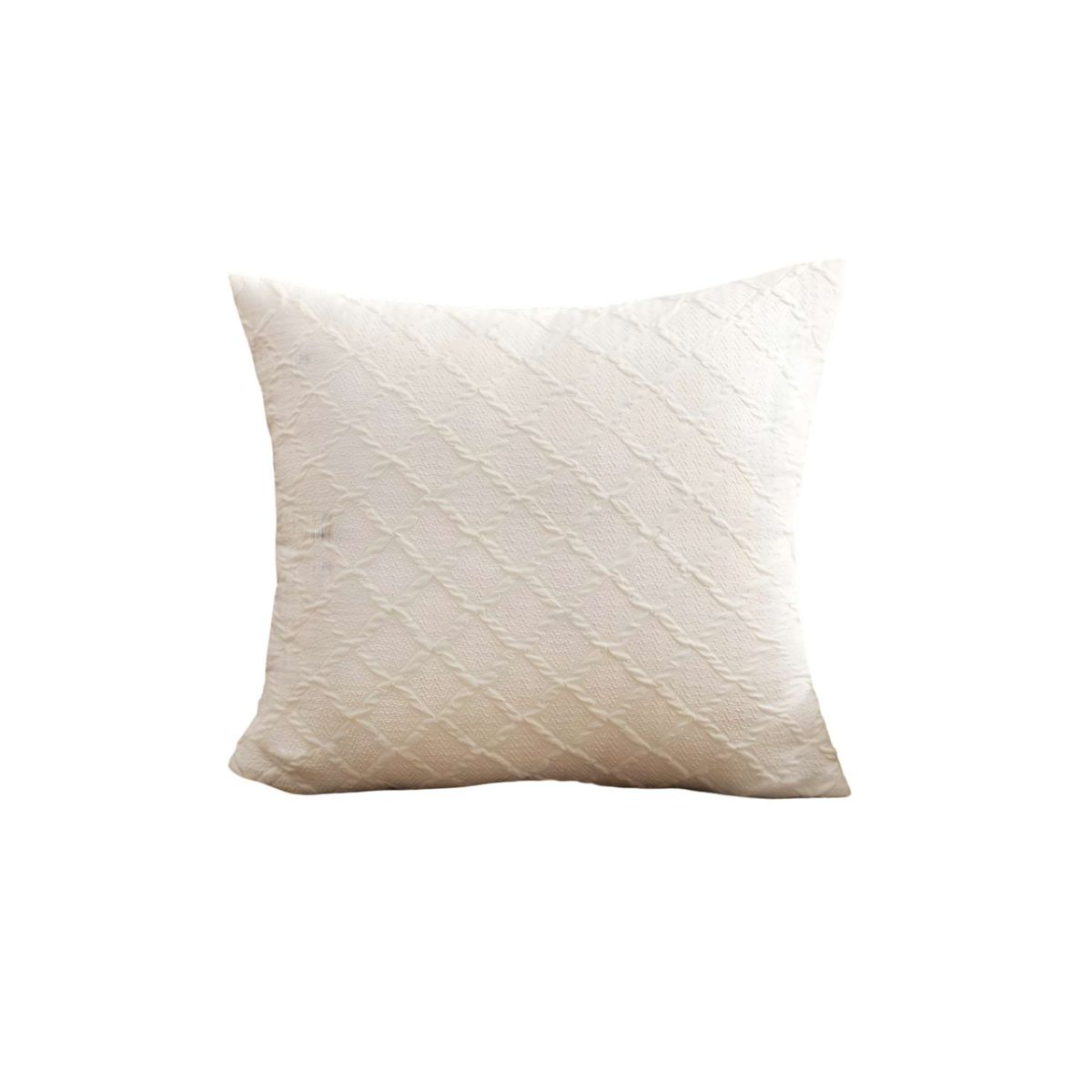 GENERICO - PACK DE 4 FUNDAS DE TERCIOPELO TRENZADO BLANCO