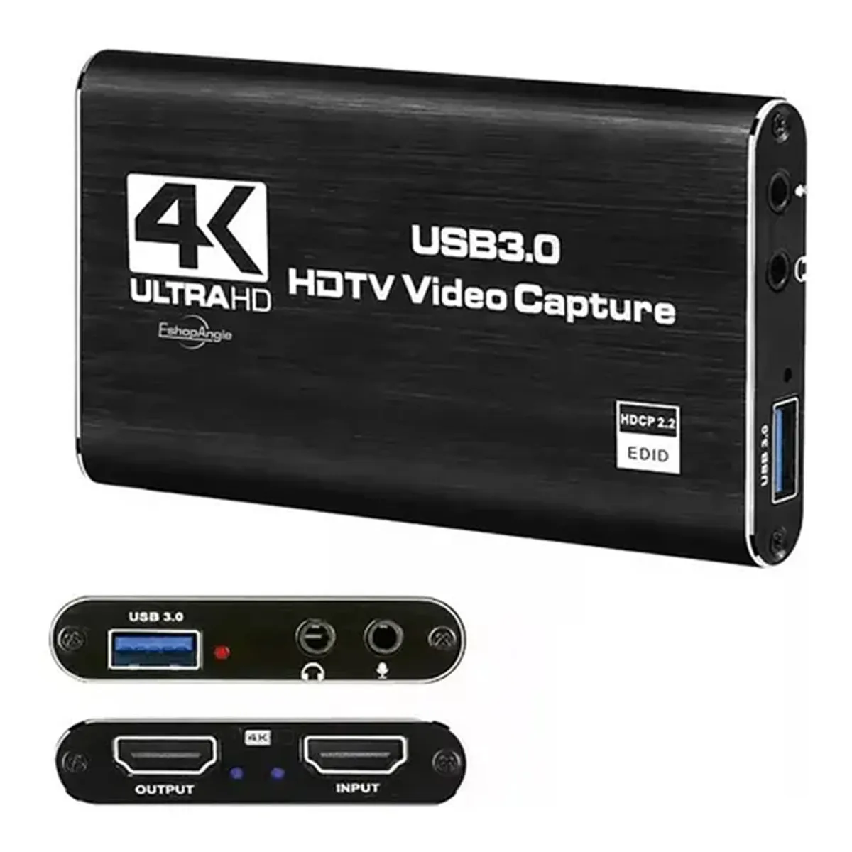 OFERTABKN - Capturadora Video Hdtv 4k Ultra Audio Mic In Streaming 3.0