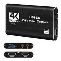 Capturadora Video Hdtv 4k Ultra Audio Mic In Streaming 3.0