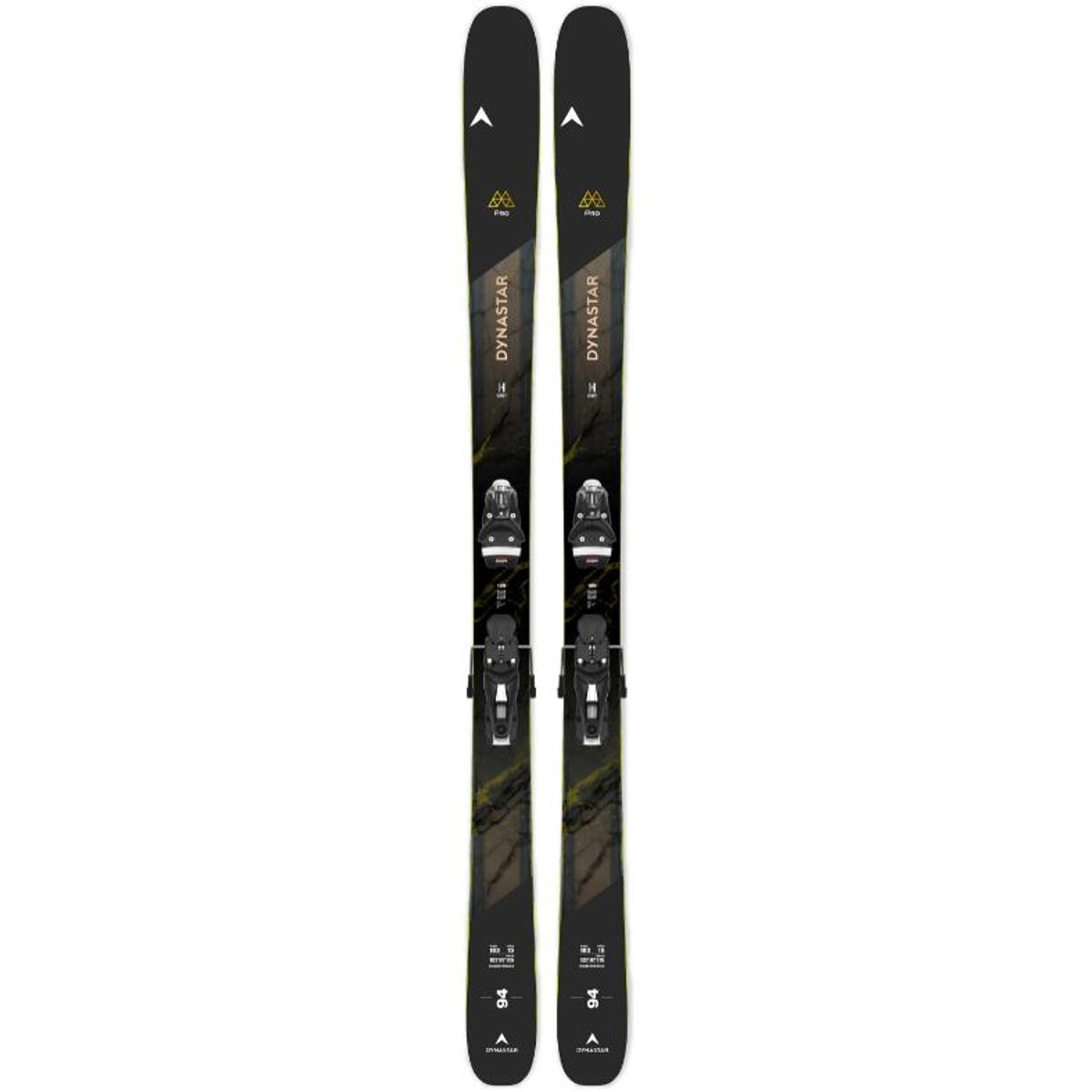 DYNASTAR - Dynastar Ski M-PRO 94 TI Con Fijaciones Look NX 12 GW B100 Black - 170