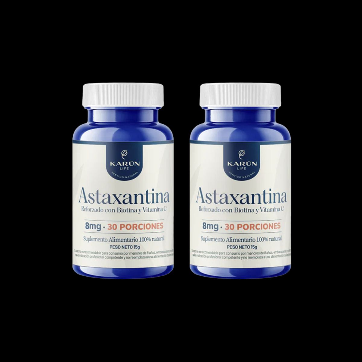KARUNLIFE - Pack x2 Astaxantina 60 capsulas Karun Life