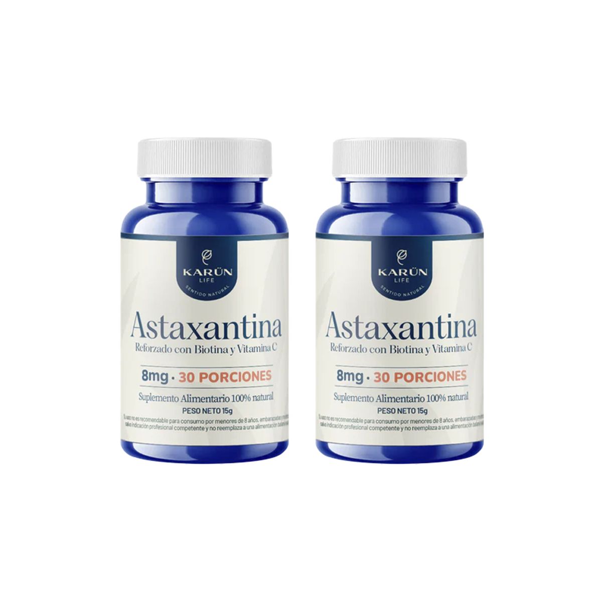 KARUNLIFE - Pack x2 Astaxantina 60 capsulas Karun Life