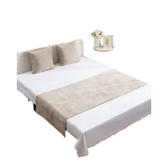 GENERAC - PIECERA MAS 2 FUNDAS MODELO CHENILLE BEIGE