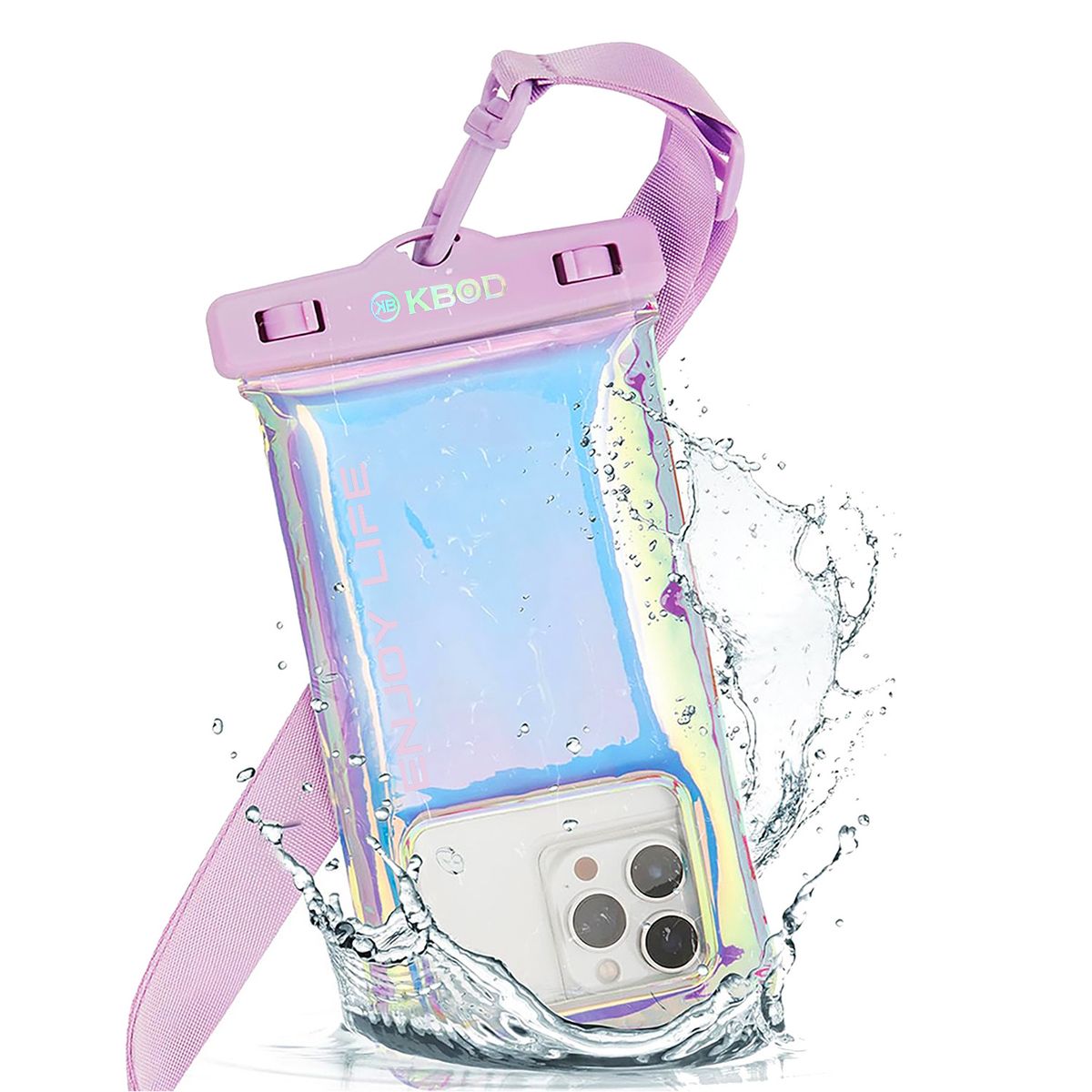 KBOD - Bolsa Sumergible Para Teléfono Celular Waterproof Kbod Pouch Bag Tornasol Talla M