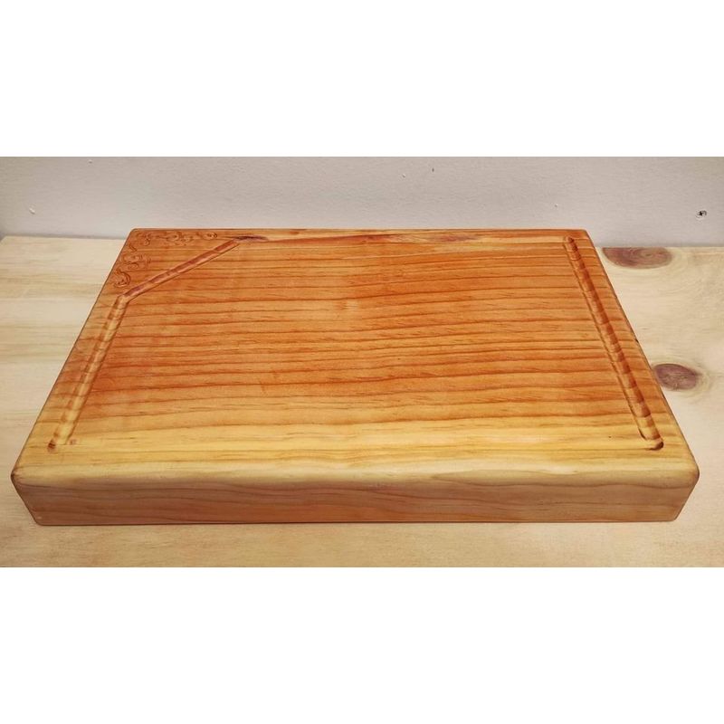 GENERICO - Tablón De Asado Para Picar Para Cocina En Pino Oregón