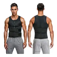 VICALLY FASHION - Polera Faja Camiseta Reductora Modeladora Hombre Con Velcro