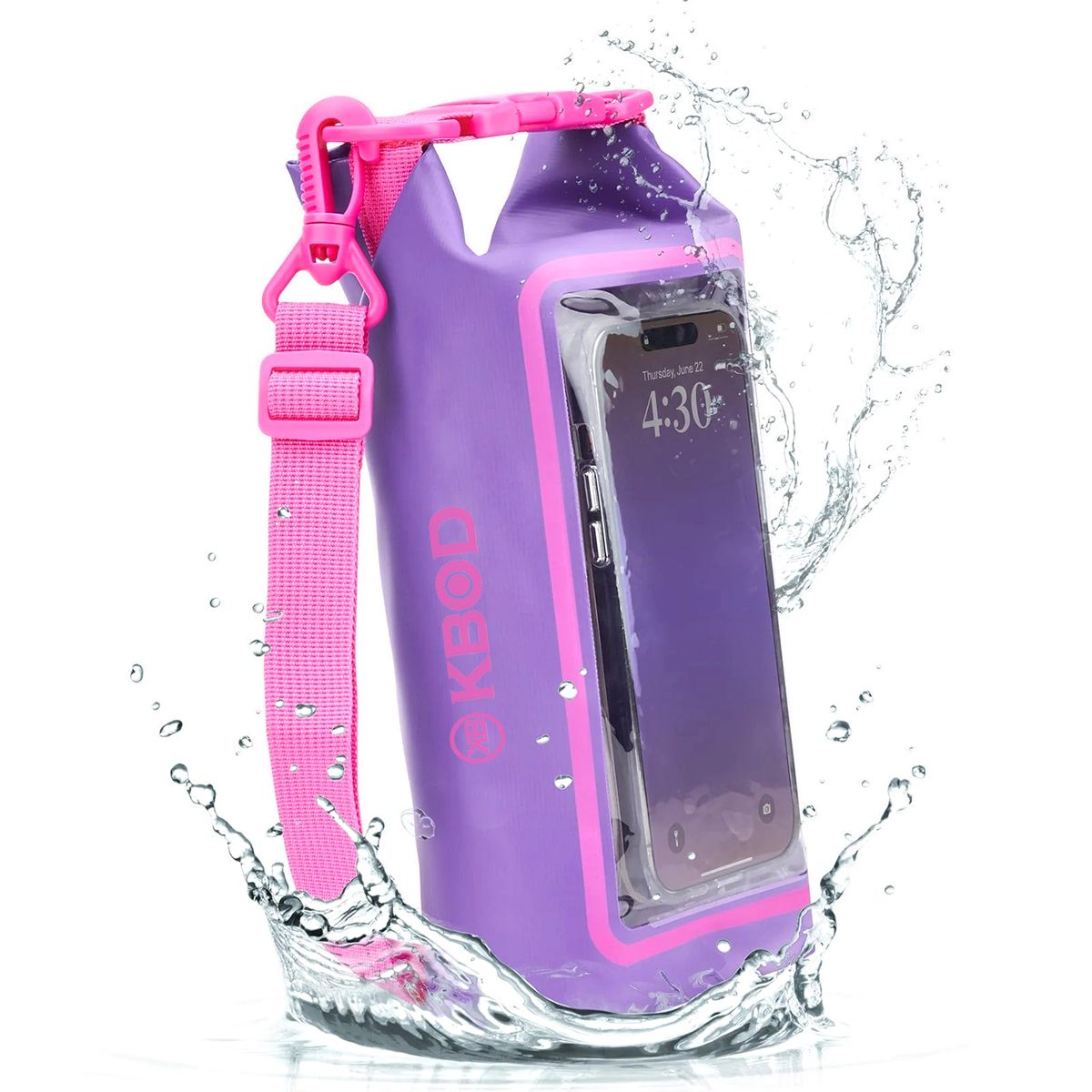KBOD - Bolso Sumergible Para Telefono Waterproof Kbod Splash Bag 2L Lila