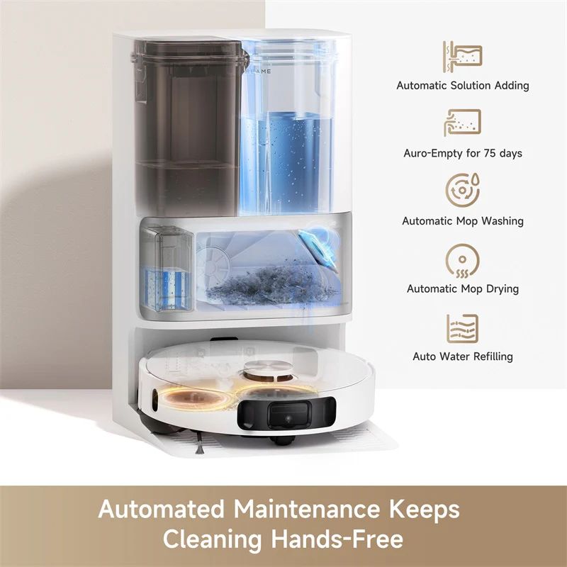 DREAME - Dreame Aspiradora y trapeadora robot L10s Ultra Gen 2, succión de 10,000 Pa