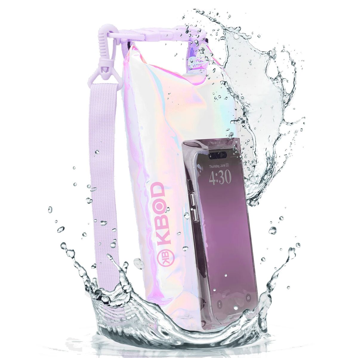 KBOD - Bolso Sumergible Para Telefono Waterproof Kbod Splash Bag 2L Tornasol