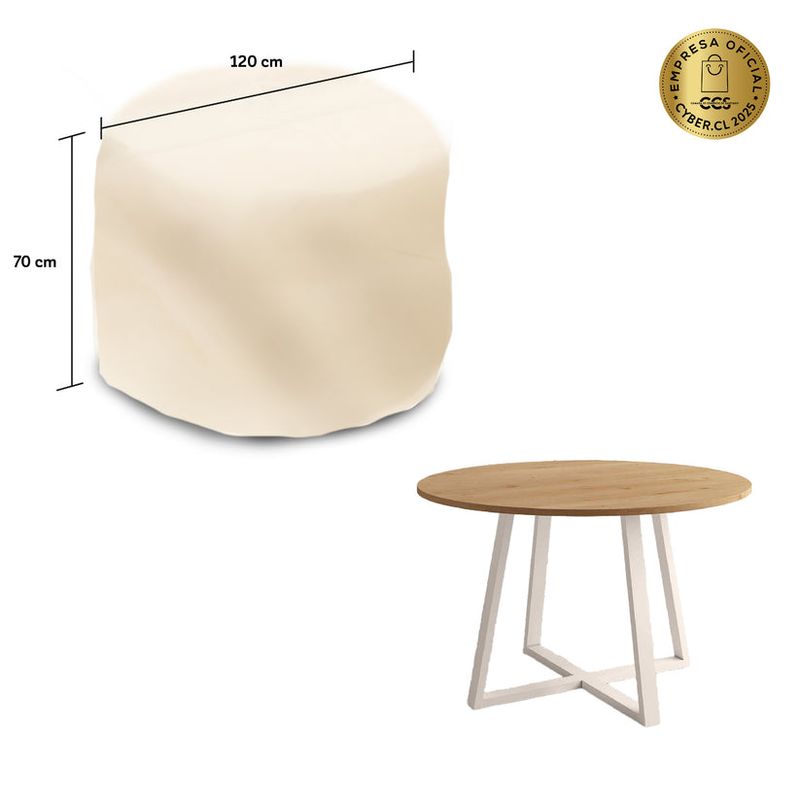 CWAGEN - Cobertor Funda de Mesa Redonda M Tapado Covers - Wagen Covers