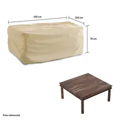 CWAGEN - Cobertor Funda de Mesa Cuadrada L Tapado Covers - Wagen Covers