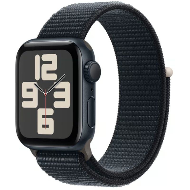 APPLE - Apple Watch SE 2024 GPS 44mm Midnight Aluminio Correa Loop