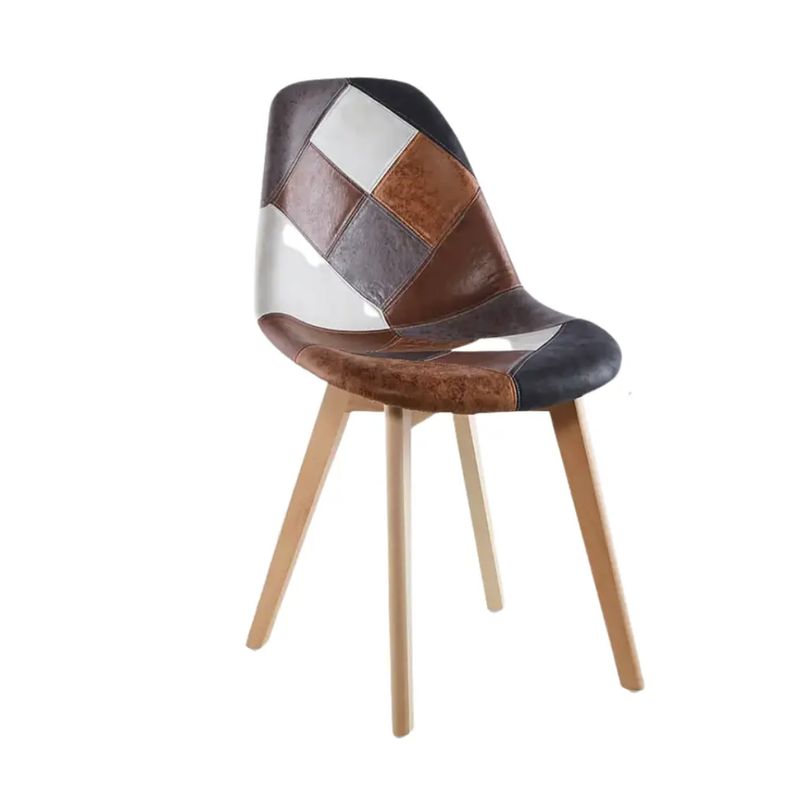 PANDALINO - Silla Patchwork Da Vinci - Ecocuero Café